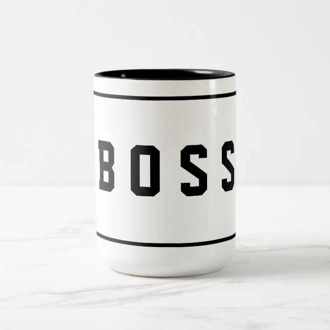 Boss  Two-Tone coffee mug (Center)