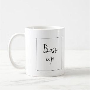 Boss Up motivational mug