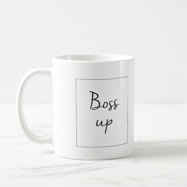 Boss Up motive mug (Gauche)