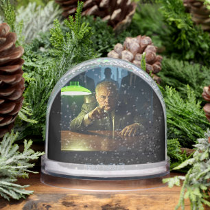 Boss w text snow globe