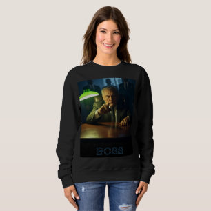 Boss w texte femmes noir sweatshirt