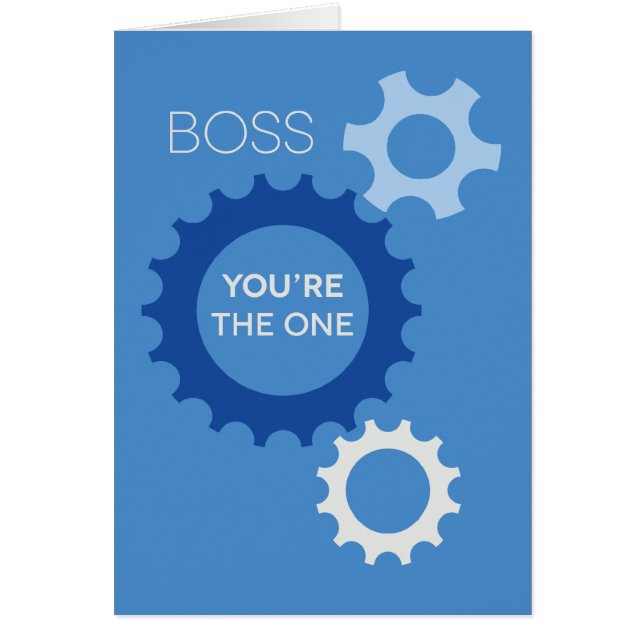 Boss You're the One Who Makes Us Work-Boss's Day (Front)