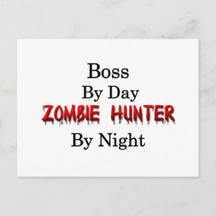 Boss/Zombie Hunter Postcard