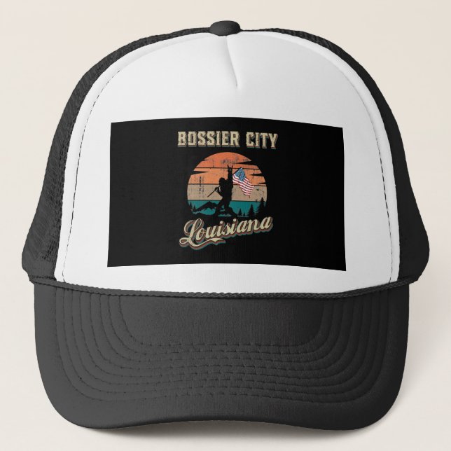 Bossier City Louisiana Trucker Hat (Front)