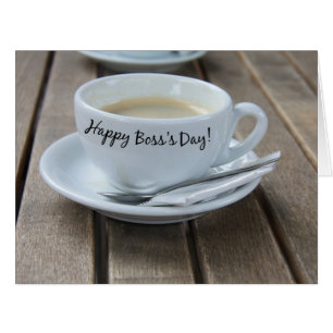 Boss's Day Coffee Card