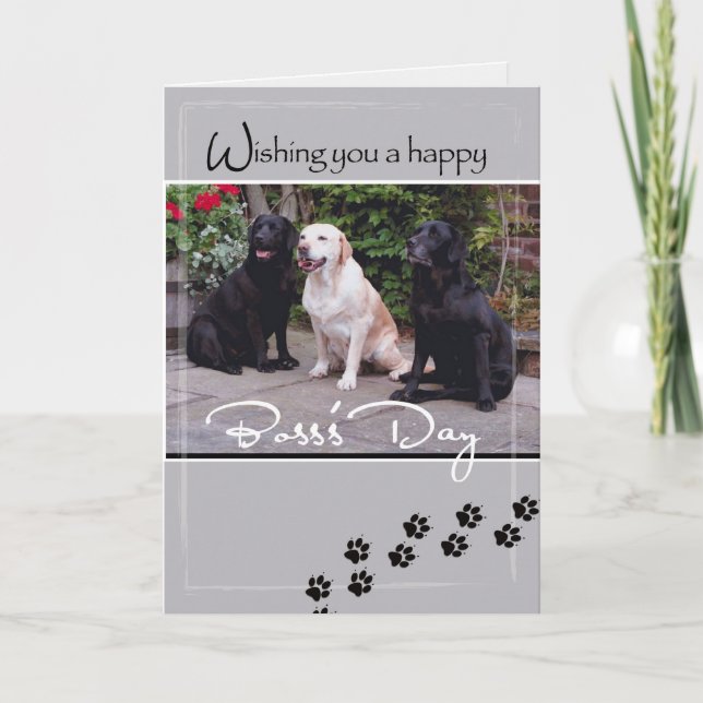 Boss's Day Dogs, All of Us Card (Front)