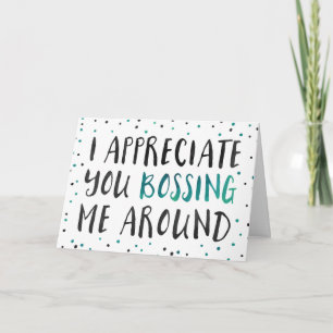 Boss's Day Greeting Card