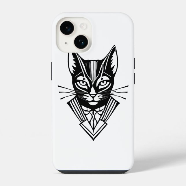 Bossy Cat phonecase iPhone Case (Back)