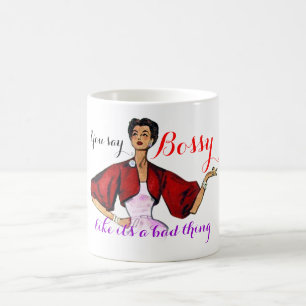 Bossy Gal Retro Coffee Mug