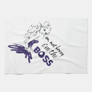 Bossy kitchen towel
