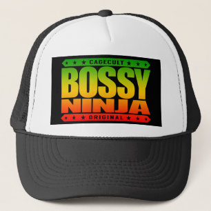 BOSSY NINJA - A Dominant Athletic Stealth Warrior Trucker Hat