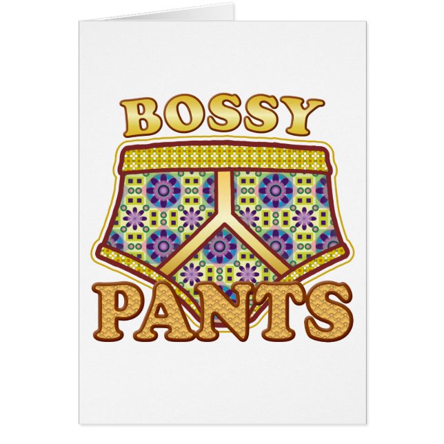 Bossy Pants v2 (Front)