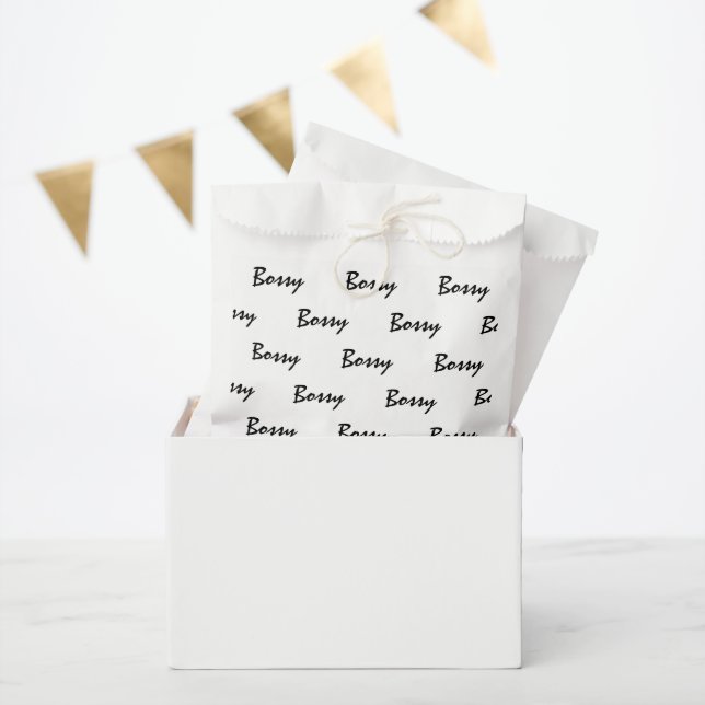 Bossy Personalize  Favour Bag (Party)