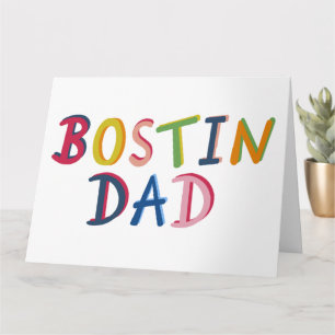 Bostin Dad Black Country Birthday or Father's Day Card