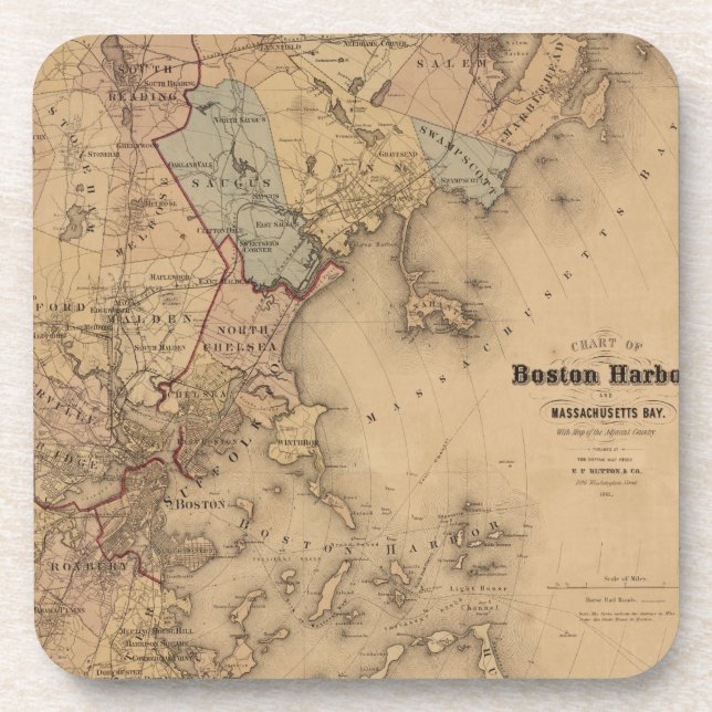 Boston 1861 coaster (Front)