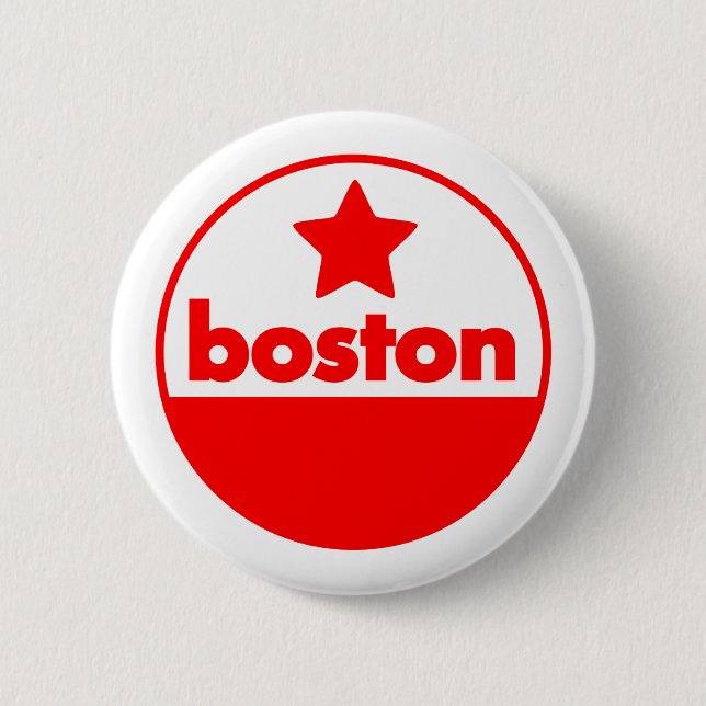 Boston 2 Inch Round Button (Front)