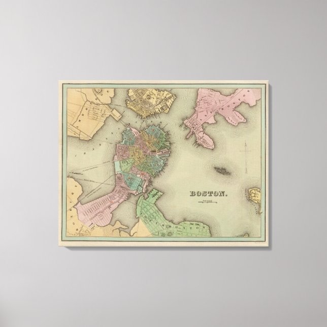 Boston 3 canvas print (Front)