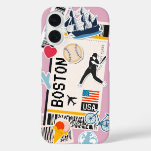 Boston Adventure Boarding Pass Phone Case