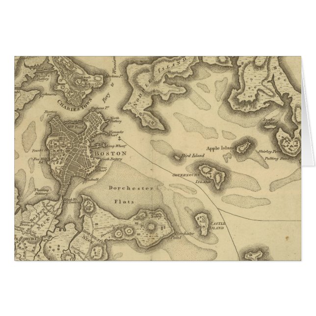 Boston and Its Environs (Front Horizontal)