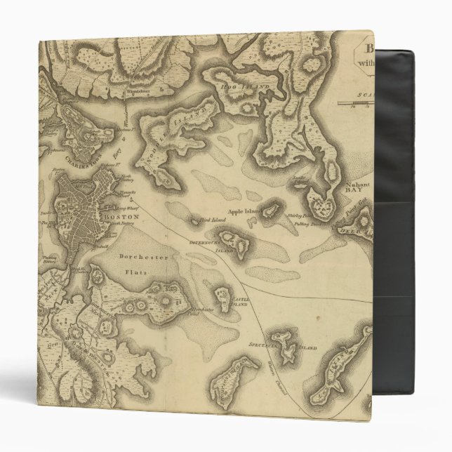 Boston and Its Environs Binder (Front/Inside)