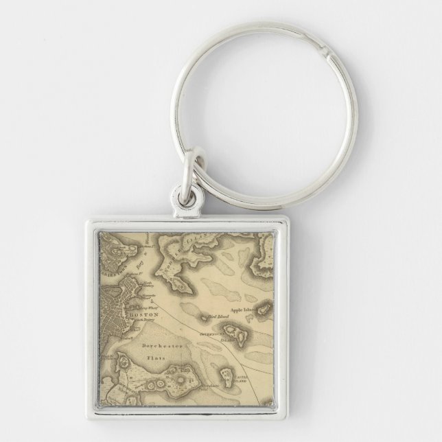 Boston and Its Environs Keychain (Front)
