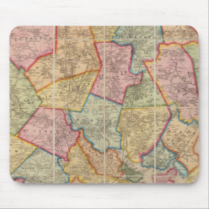 Boston and vicinity mouse pad