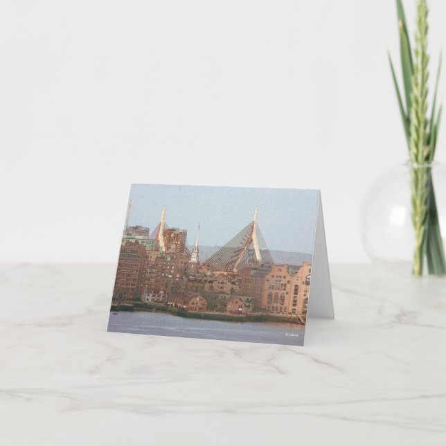 Boston art--thinking of you card (Front)