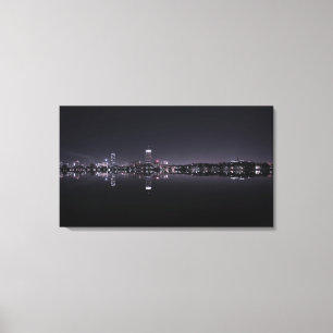 Boston at Night Canvas Print