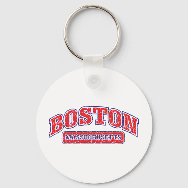 Boston Athletic Design Keychain (Front)