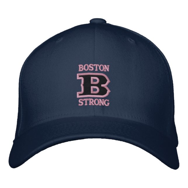 BOSTON B STRONG Embroidered Cap (Front)