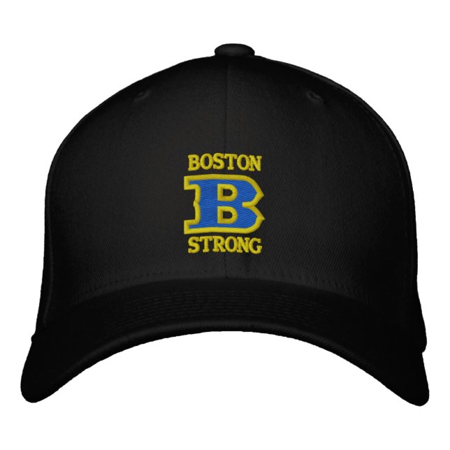 BOSTON B STRONG Embroidered Cap (Front)