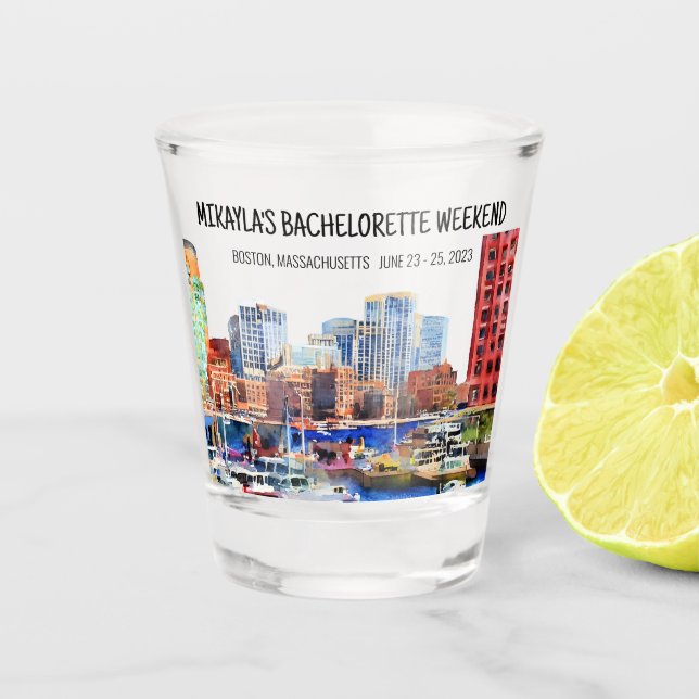 Boston Bachelorette Weekend Verre de tir (Devant)
