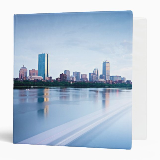 Boston Back bay across Charles River Binder (Front/Inside)