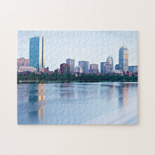 Boston Back bay across Charles River Jigsaw Puzzle