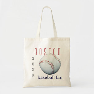Boston Baseball Fan Tote Bag