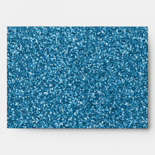 Boston Blue Glitter Envelope