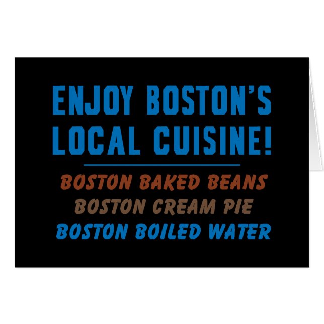 Boston Boiled Water (Front Horizontal)