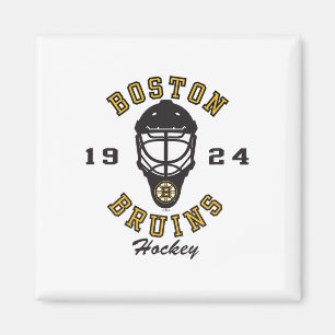 Boston Bruins Hockey Mask Gray Officially Licensed Magnet