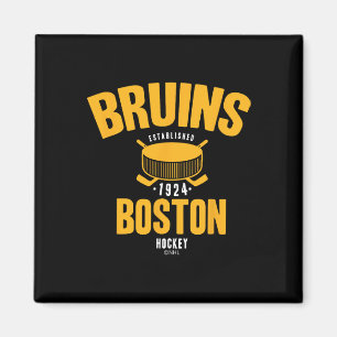 Boston Bruins Hockey Puck Black Officially License Magnet
