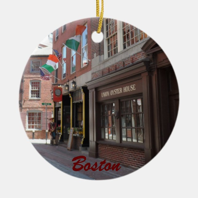 Boston Ceramic Ornament (Front)