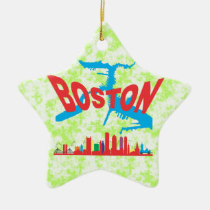 Boston Ceramic Ornament