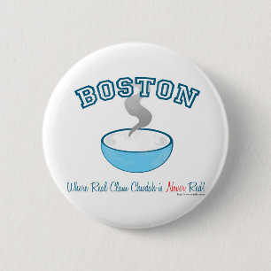 Boston Chowder War 2 Inch Round Button