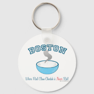 Boston Chowder War Keychain