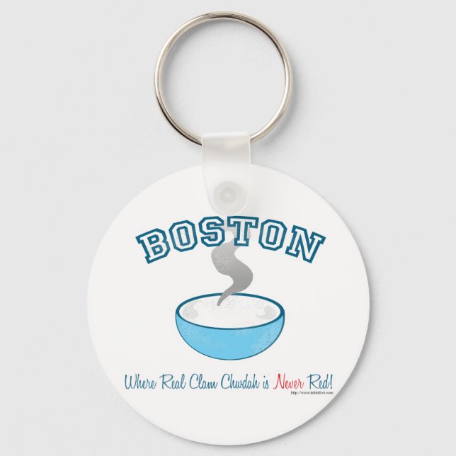 Boston Chowder War Keychain (Front)