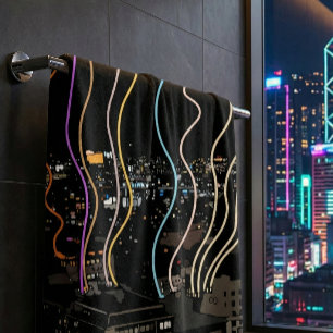 Boston City Lights Bath Towel Set