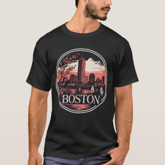 Boston City Massachusetts USA T-Shirt