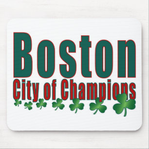 Boston City of Champions Mouse Pad