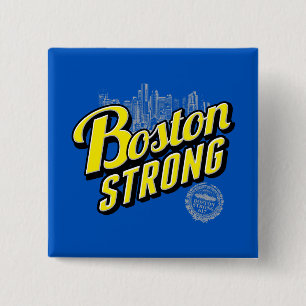 Boston City Strong Remembers Decor 2 Inch Square Button