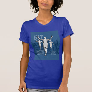 Boston City Strong Remembers Silver Applique T-Shirt