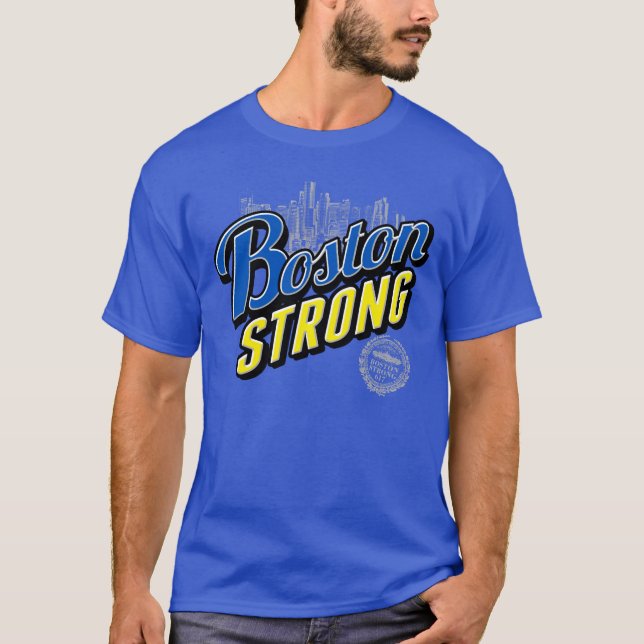 Boston City Strong Remembers T-Shirt (Front)